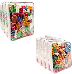 Kit 7 Organizador Multiuso Roupas Brinquedos Bloco de Montar 4p + 3m - bubag