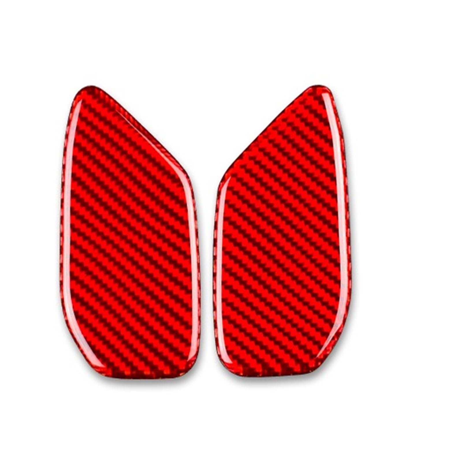 Car Trim Interior for Chevrolet for Camaro 2016-2023 Accessories Interior Trim Door Bowl Sticker Soft Carbon Fiber Interior Mouldings(Bowl Red)