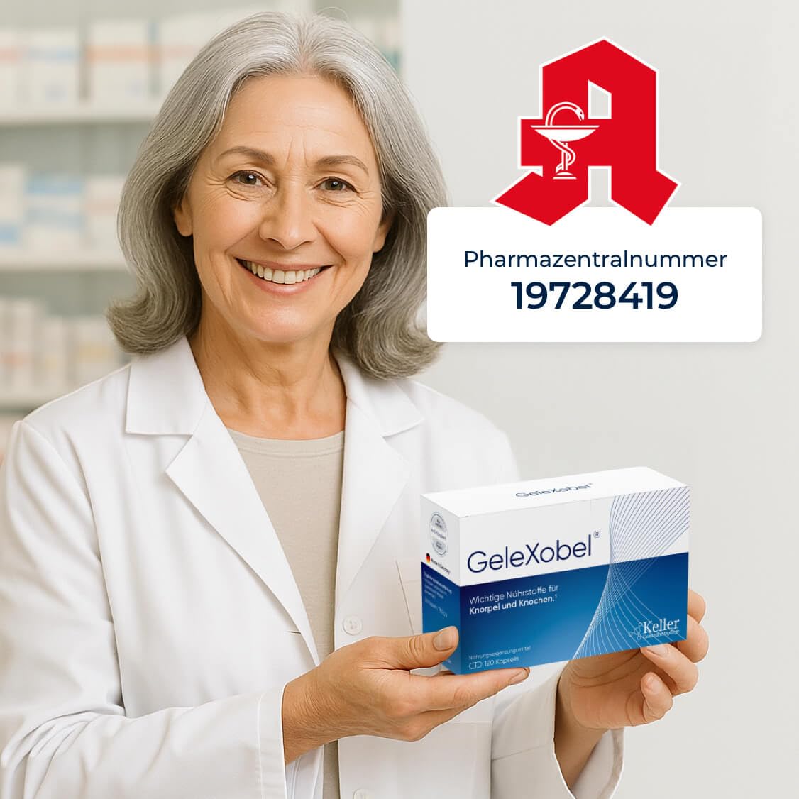 Gelenkkapseln I 120 Kapseln I Nur echt mit AHE-Komplex I Kann die Knorpelfunktion unterstützen I Qualität aus der Apotheke I Astaxanthin, Hagebutte & Eierschalenmembranpulver