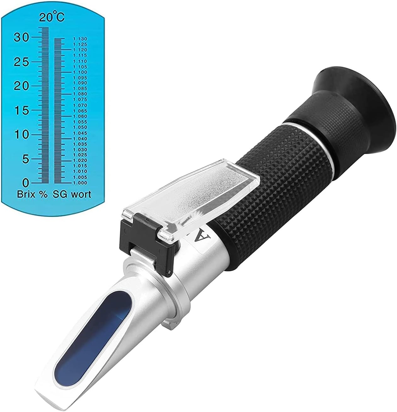 BOWONG Refractometer Brix Sugar 0-32% Wort SG 1,000-1,130 Wort ...