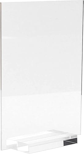 Miniatura 2 de TUR Party Supplies 15 Pack 3" Large Clear Acrylic Sign Holders  Wedding Sign Holders Table Numbers Display Stands  Acrylic Place Card Slot Stand -