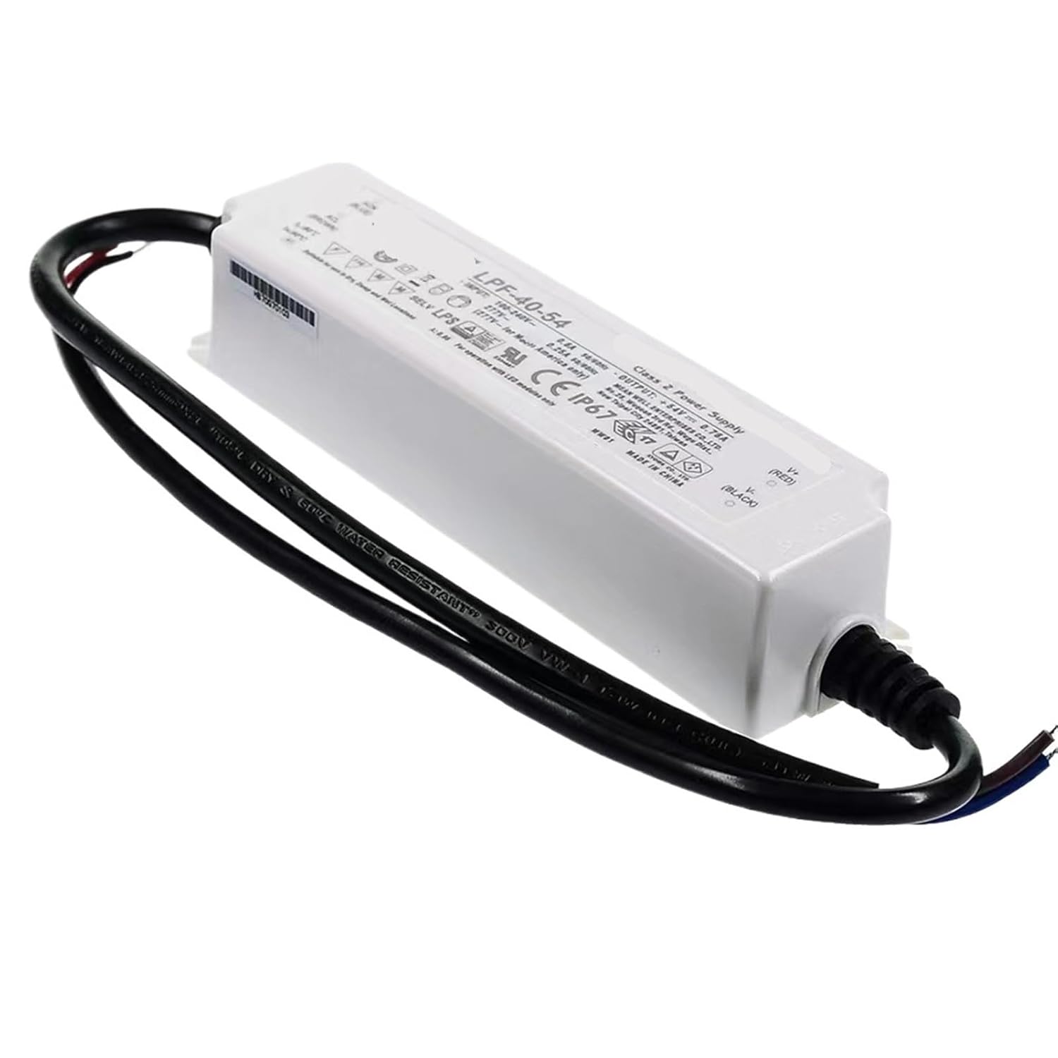 1pcs LPF-40-12 12V 3.34A Constant Voltage Constant Current LED Lighting Driver PFC IP67