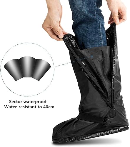 Miniatura 3 de Overshoes Rain Boots Waterproof Anti-Snow Shoe Covers Reusable Rain Boots Protective Gear for Men and Women Galoshes