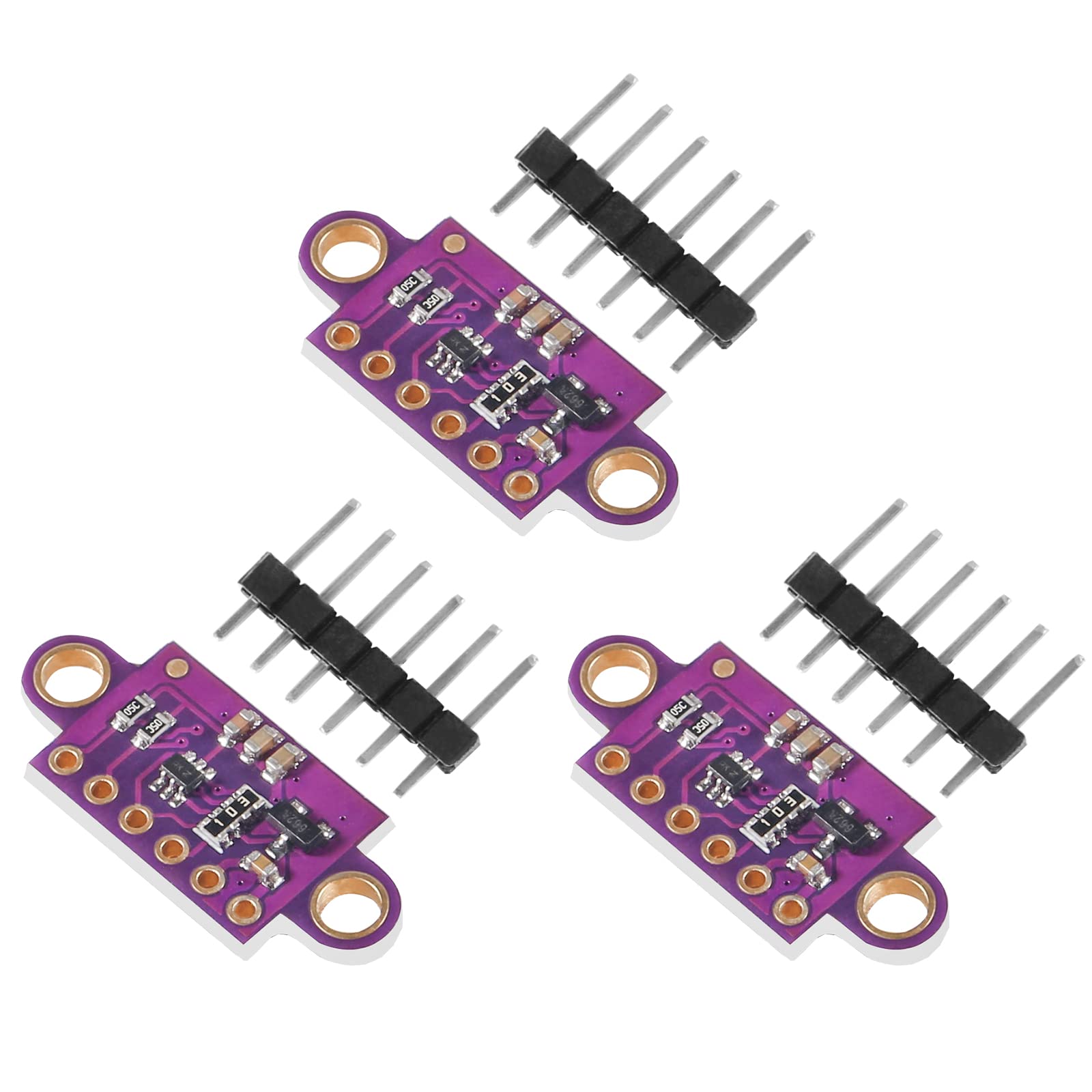 QCCAN3PCS VL53L0X Time-of-Flight (ToF) Ranging Sensor Breakout 940nm GY-VL53L0XV2 Distance Module I2C IIC