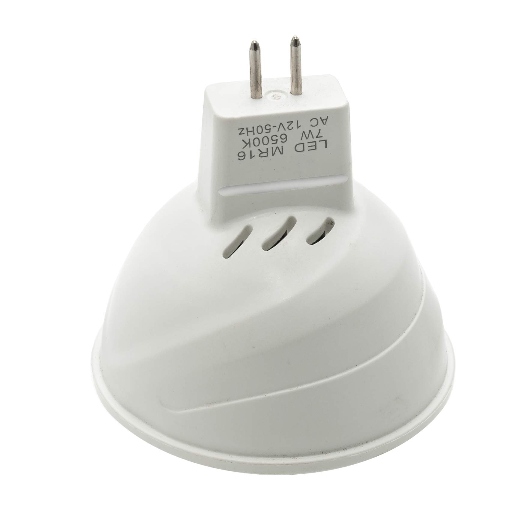 Planetitaly MR16 Spot LED encastrable IP65, éclairage pour cabine de douche, lumière pour salle de bain, hammam, 12 V, 7 W Bianco naturale Silver Spazzolato