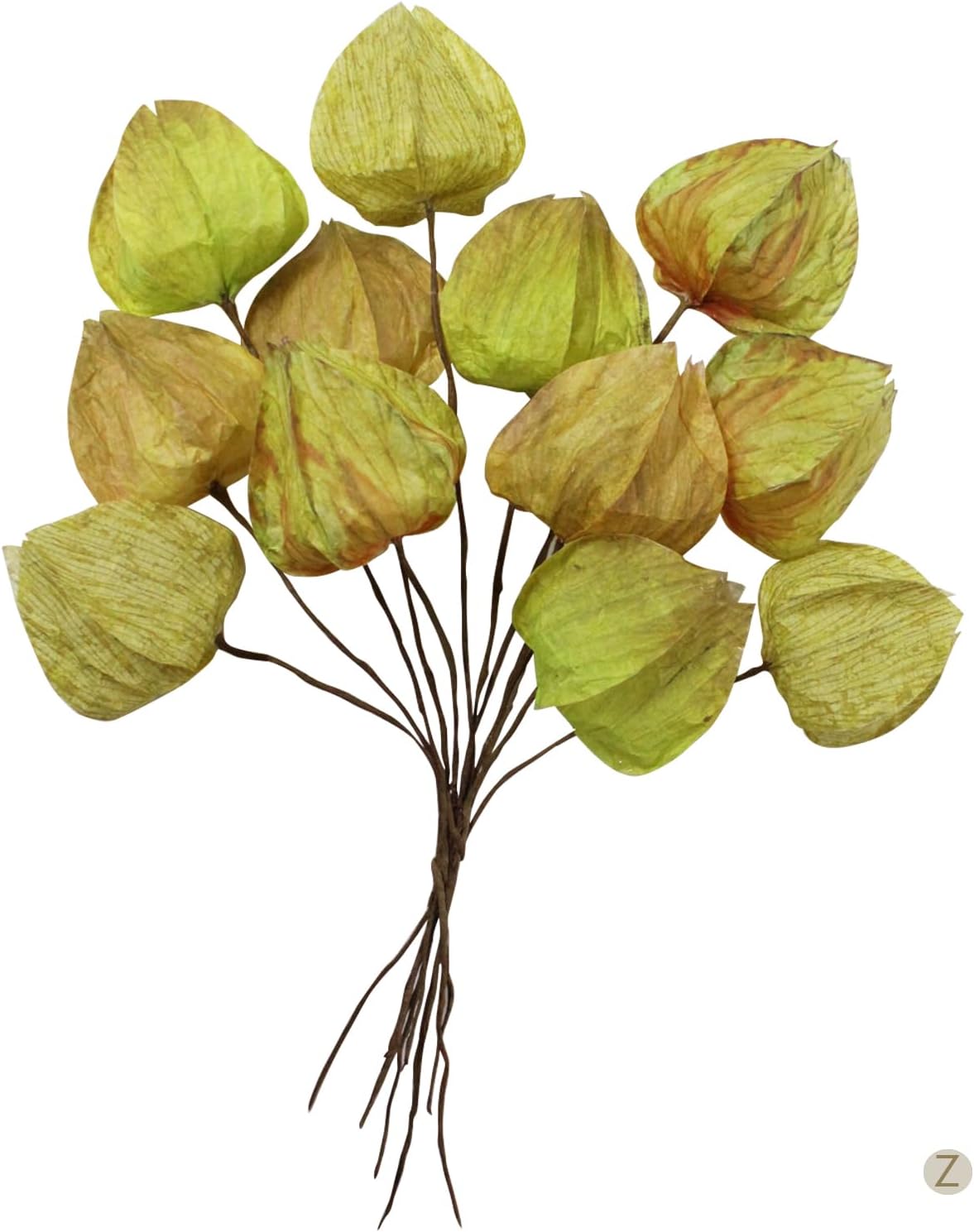 Artificial Bud Flower, Simulation Grass Plant, Paper, Environmental Protection, with Countryside, Vintage Style, DIY, can be Used with Four Seasons Decoration (Yellow Color 06, ZH)