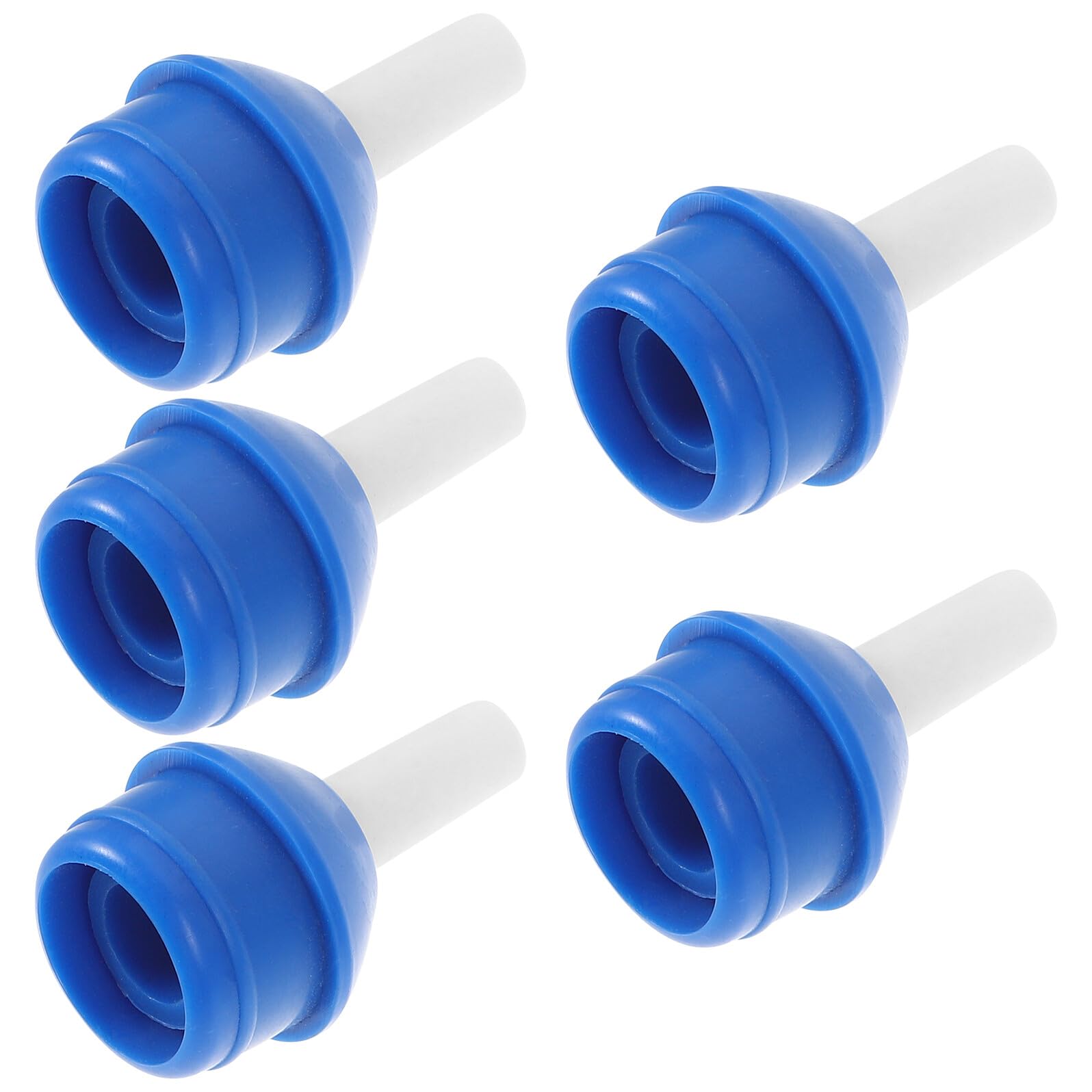 SHERCHPRY Accessori per Pompa Dissaldante Punta Morbida Blu 5 Pezzi Ugelli in Plastico Comoda e Resistente al Calore per Stazione Dissaldante