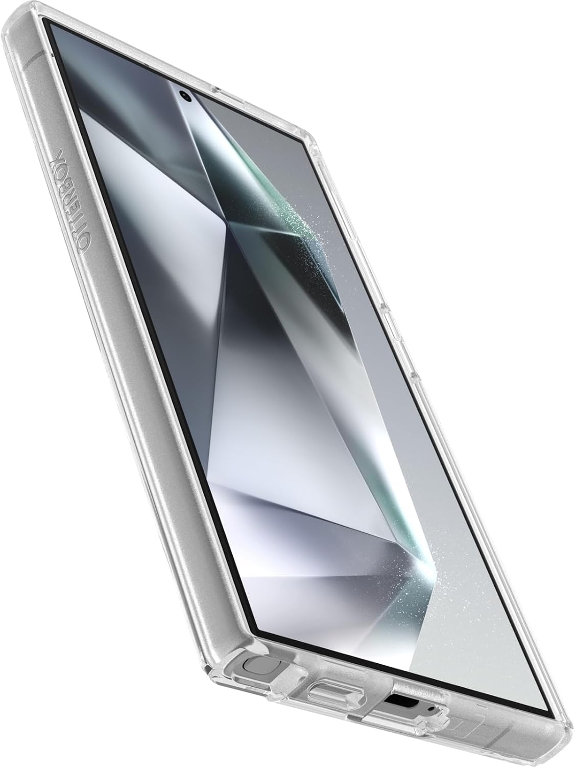 OtterBox Samsung Galaxy S24 Ultra Symmetry Series Case - Single Unit Ships in Polybag, Ideal for Business Customers - CLEAR, ultra-sleek, wireless charging compatible, raised edges protect camera