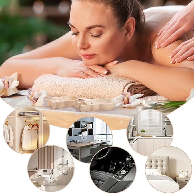 Difusor de Aceites Esenciales de Madera PH PandaHall, 8 Piezas miniatura 5