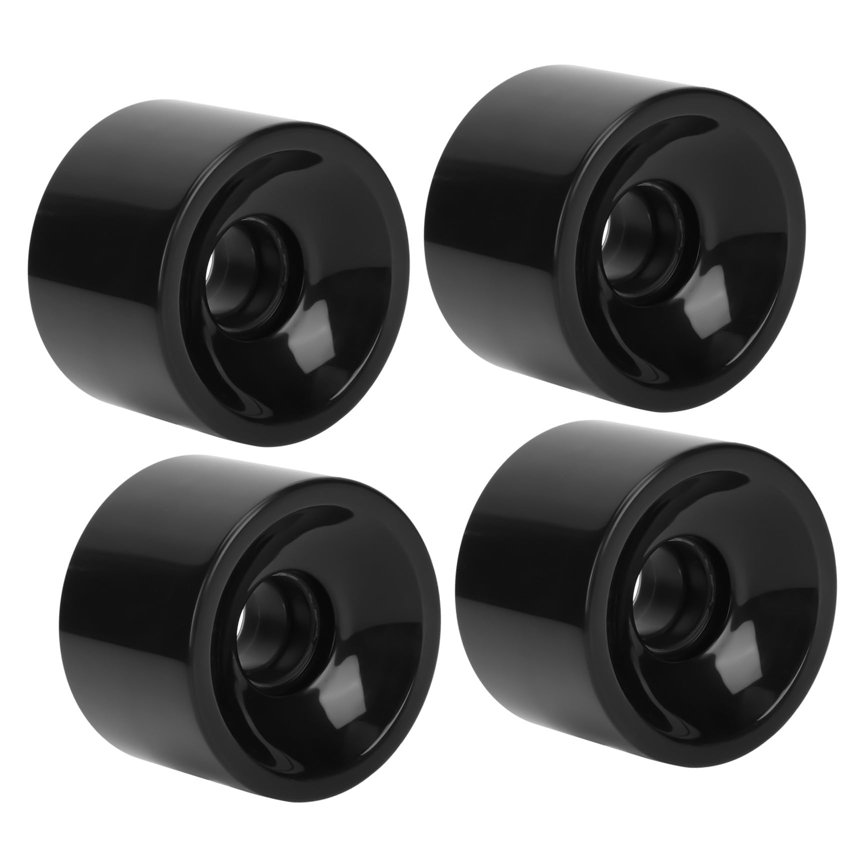 Toddmomy Rueda De Skate Junta Patinetas para Ruedas Agarre Rueda De Poliuretano Rueda Elegante Black PU