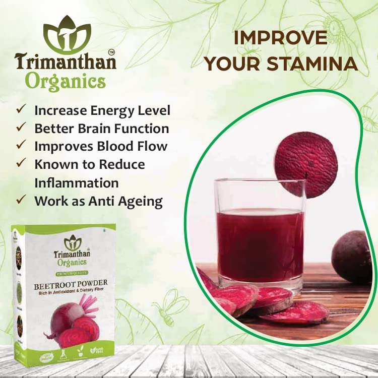 Miniatura 5 de Polvo de remolacha para piel y cabello, (3.53 onzas), hidrata y nutre el cabello y la piel, sin productos químicos, sin conservantes, sin pesticidas