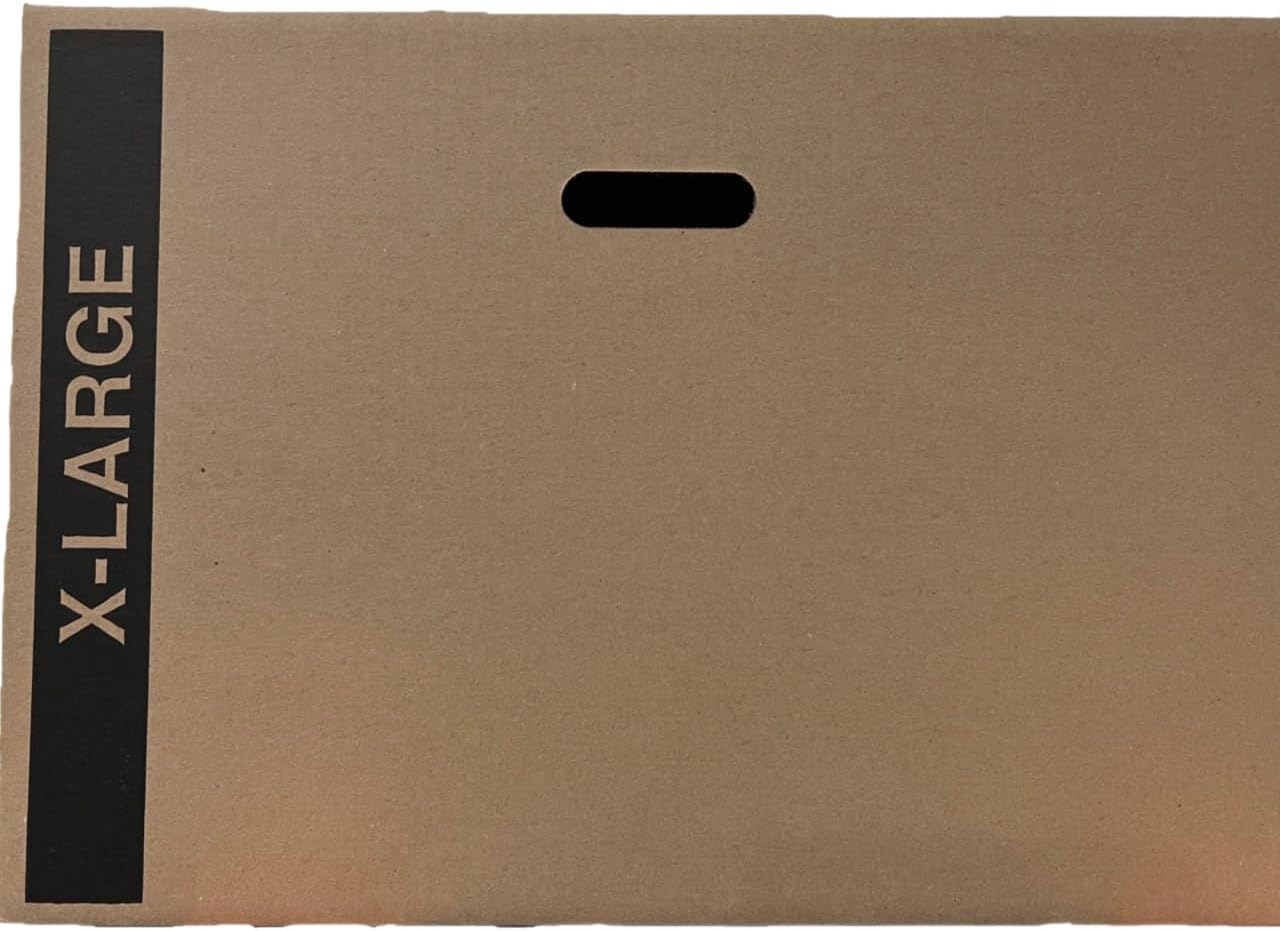 10 - Pack X-Large Cardboard Moving Boxes 23x23x16 32 ECT With Handles