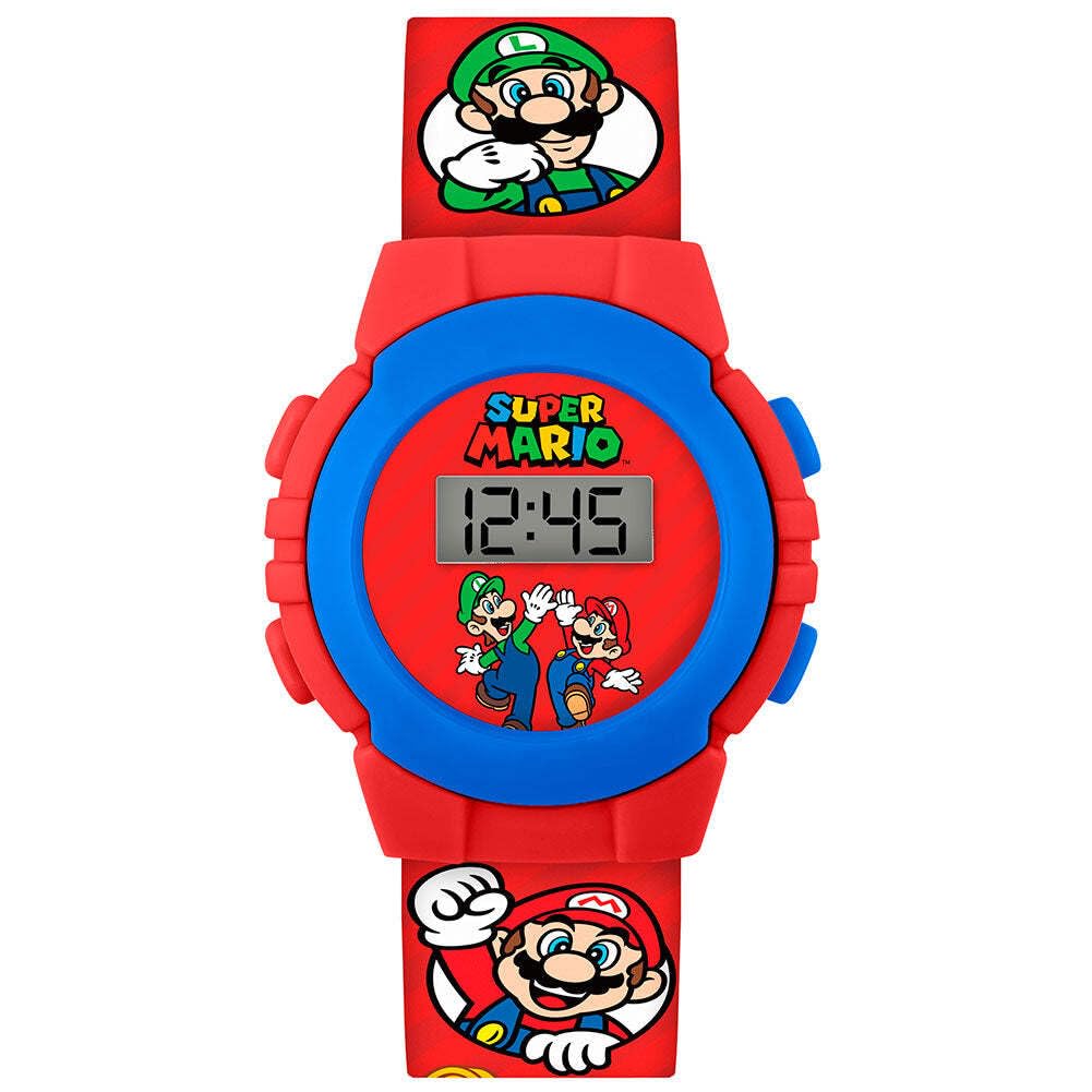 Mario GSM4234 - Reloj Digital de Cuarzo para niños con Correa de plástico, Rosso, Pulsera