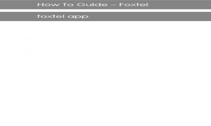 Foxtel - App on Amazon Appstore
