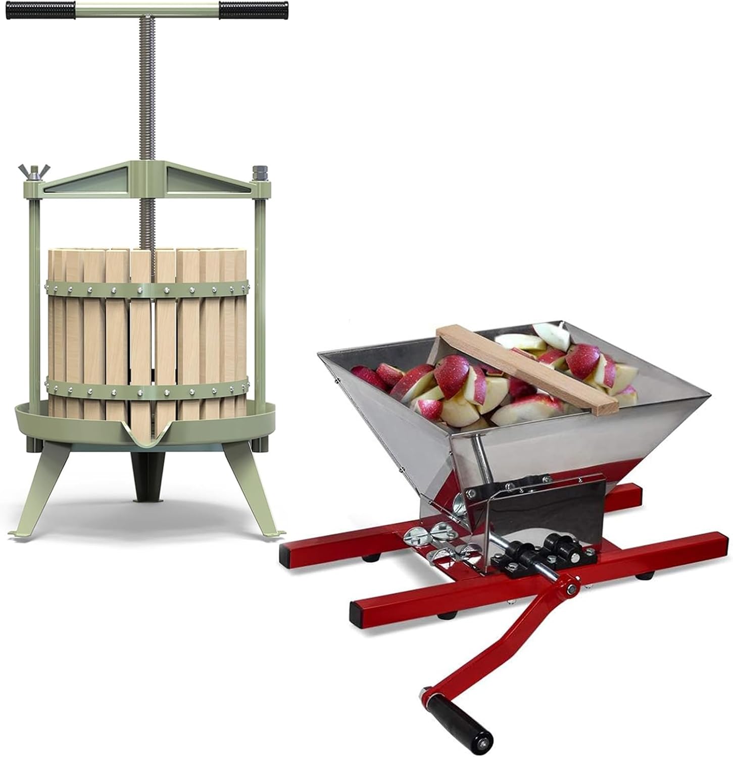 SQUEEZE master Fruit Wine Cider Press Solid Wood Basket