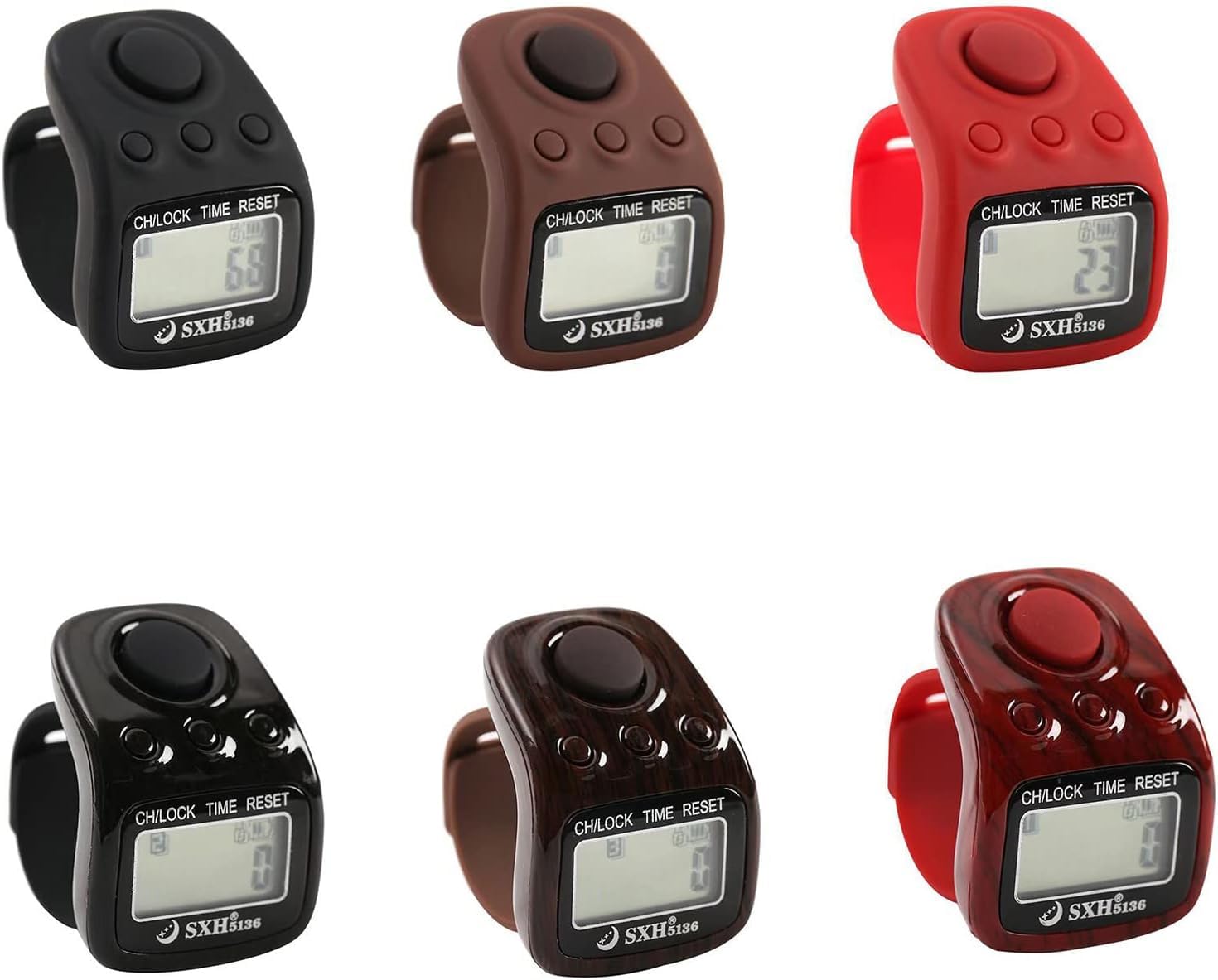 Fashion Appearance Digital Finger Jaap Counter Tally Clicker with LED for Prayer (B0D85KW3W6) Amazon Price History, Amazon Price Tracker