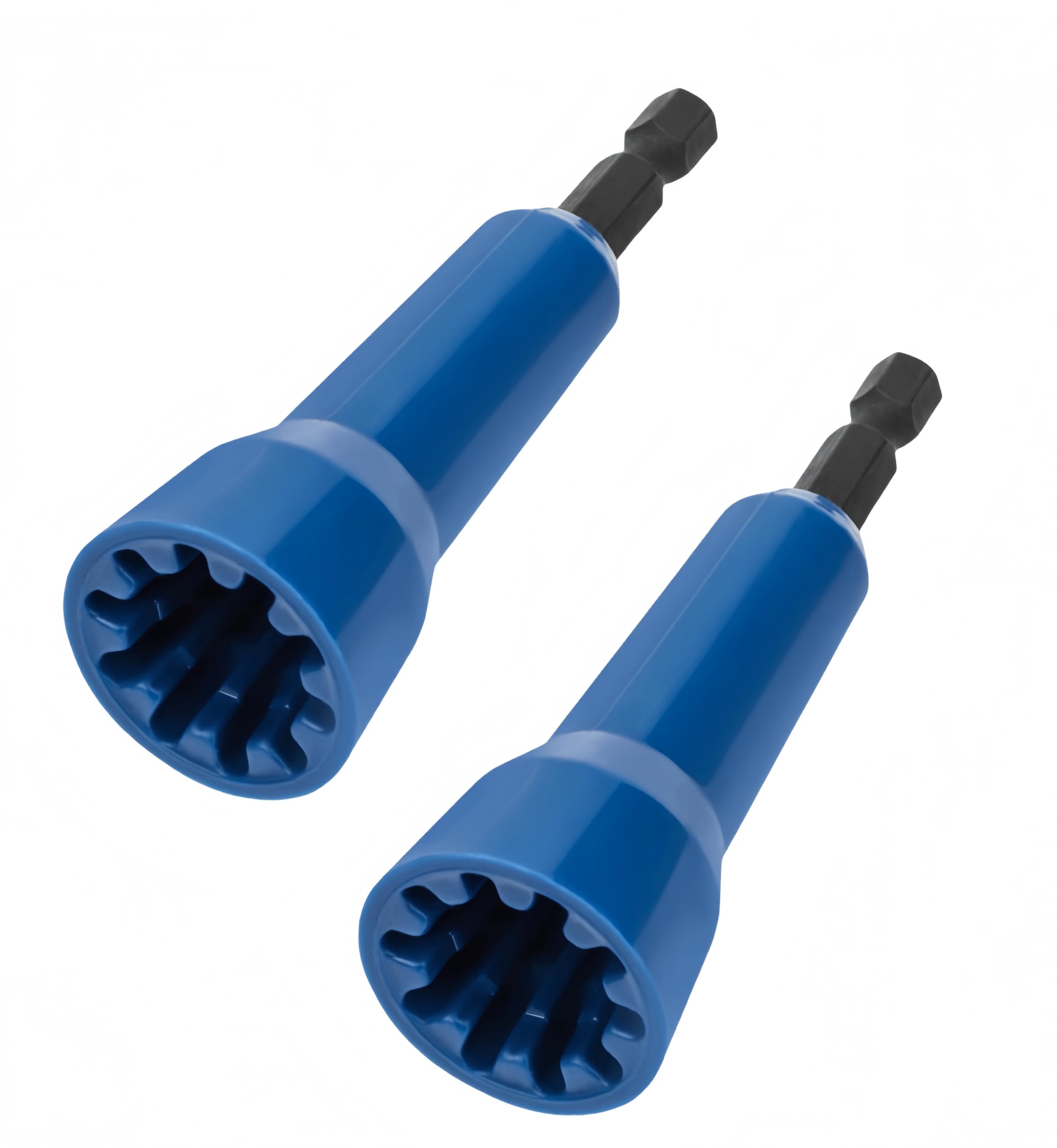 2 Pcs Wire Nut Twister,Wire Twister Tool for Drill,Wire Nut Twister for Drill with 1/4" Chuck to Enhanced Wiring Efficiency,Blue