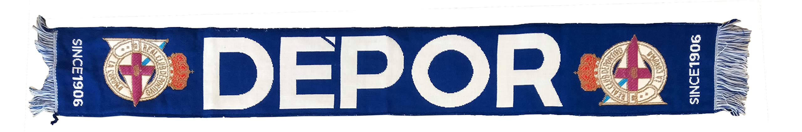 Real Club Deportivo de La Coruña Depor Since 1906 Scarf.