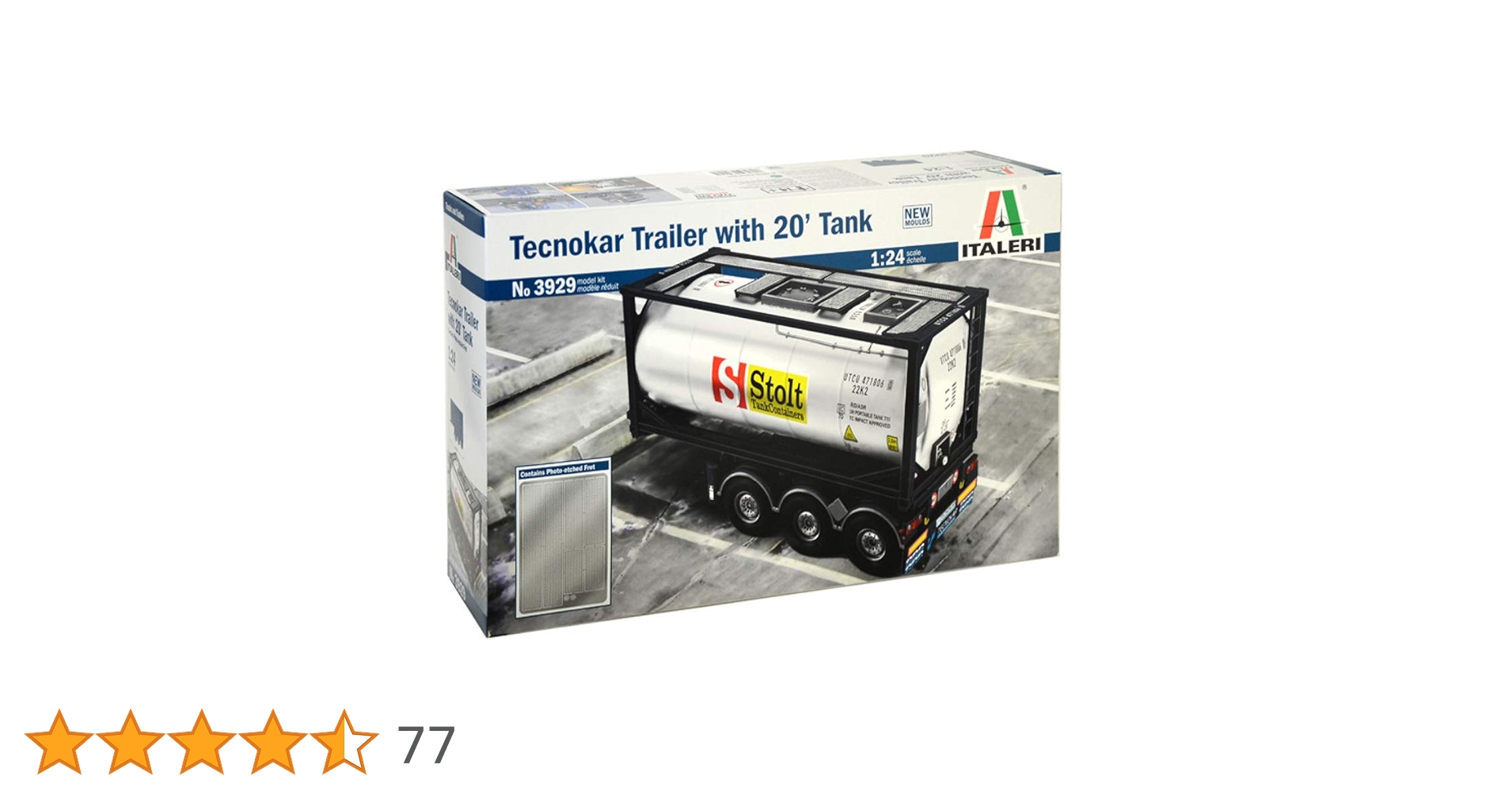 イタレリ 1:24 ヘビータンクトレーラー 当時物 イタレリ 1/24 ヘビータンクトレーラー 完成｜egu352のブログ