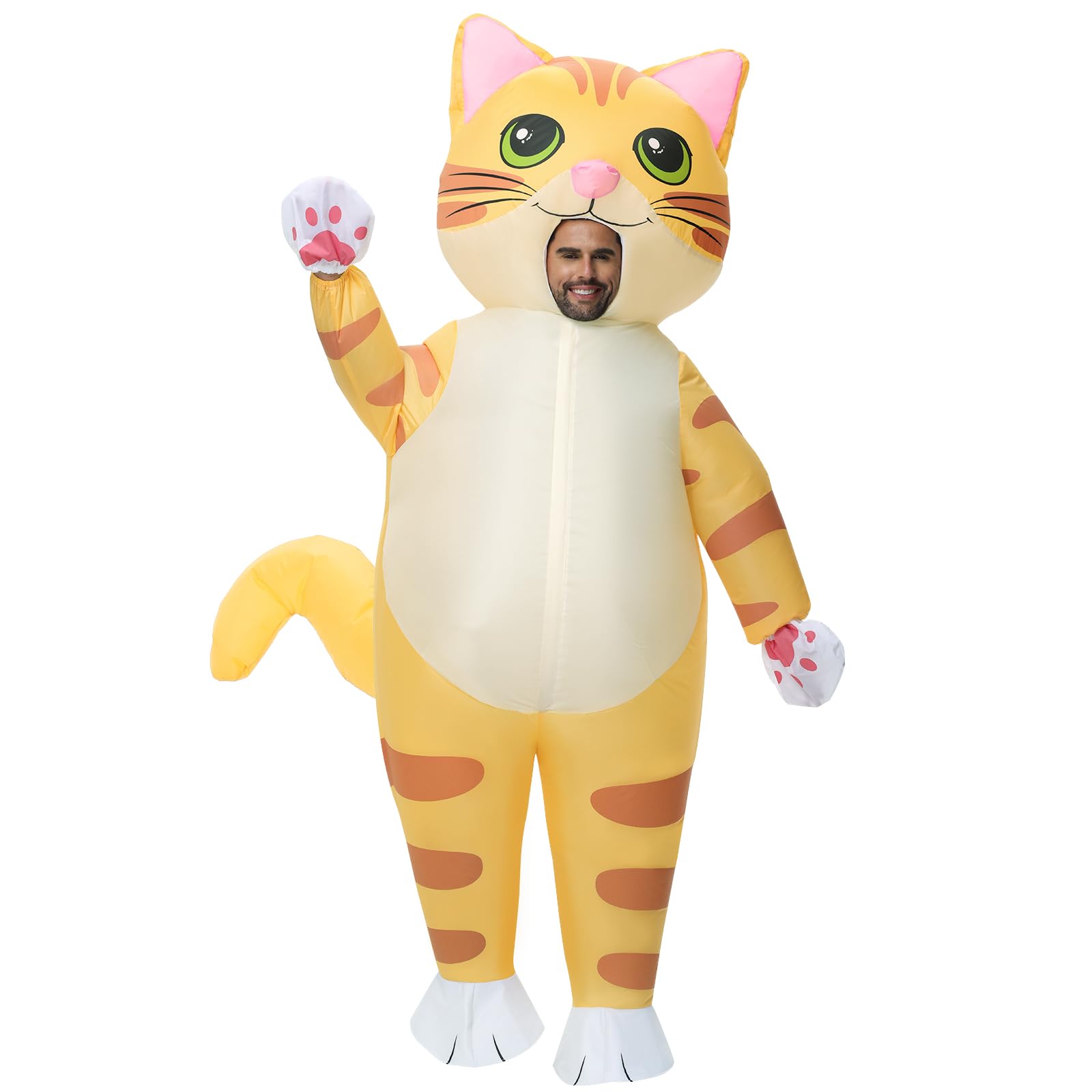 Spinosaurus Costume gonfiabile da gatto per adulti, costume natalizio gonfiabile per Halloween e Ringraziamento, costume da animale per donne e uomini