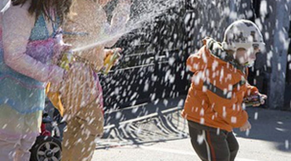 3 Pezzi di Bombolette di schiuma Spray Carnevale Festa Party Decorazione Bomboletta 150ml