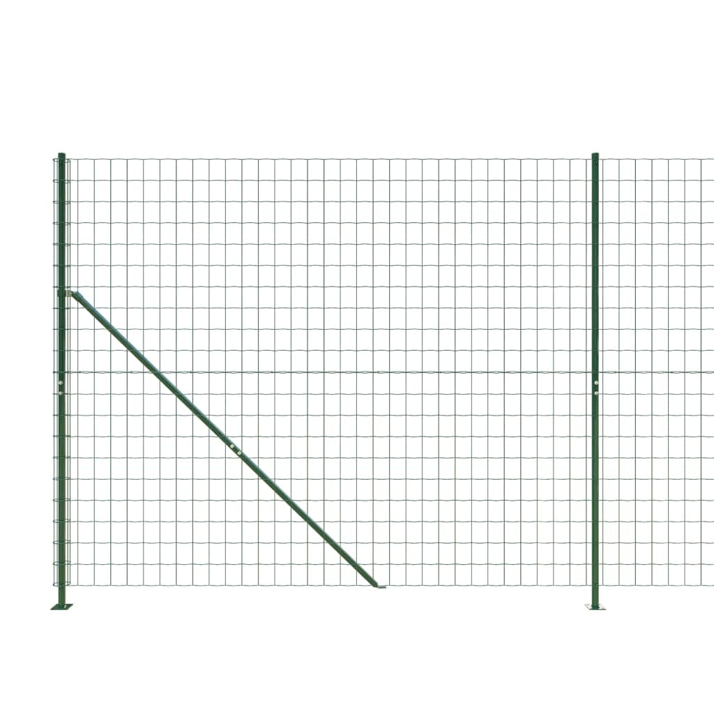 Cerca de Alambre con Brida Malla terraza jardín Malla Verde 1,6x25 m
