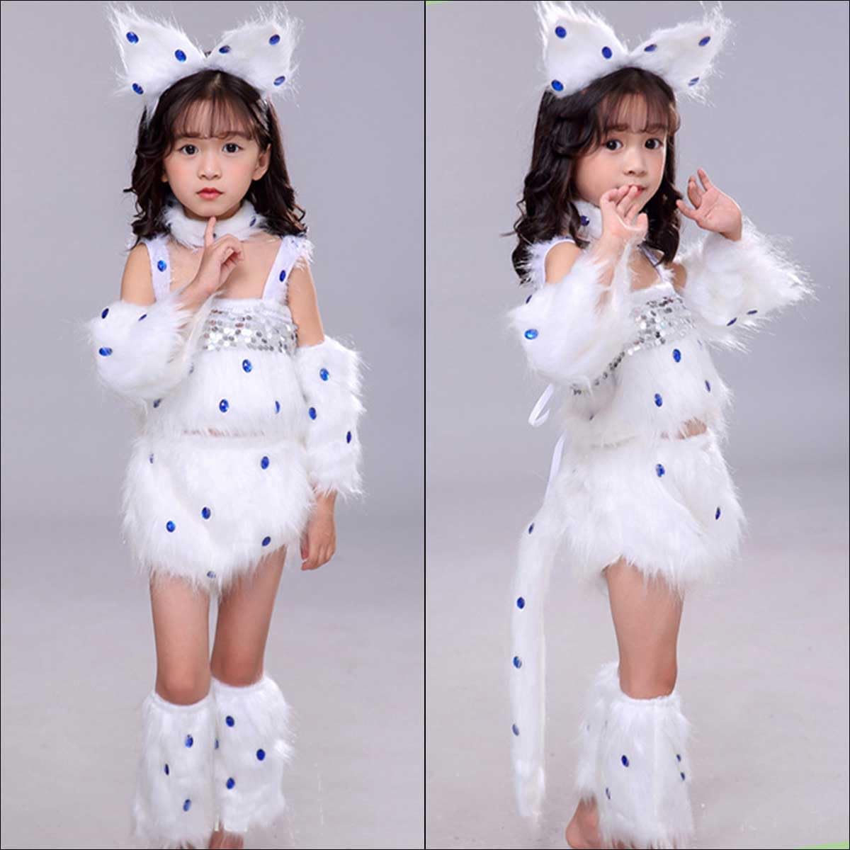 Amazon.co.jp: monoii ハロウィン 衣装 子供 猫 コスプレ ふわふわ