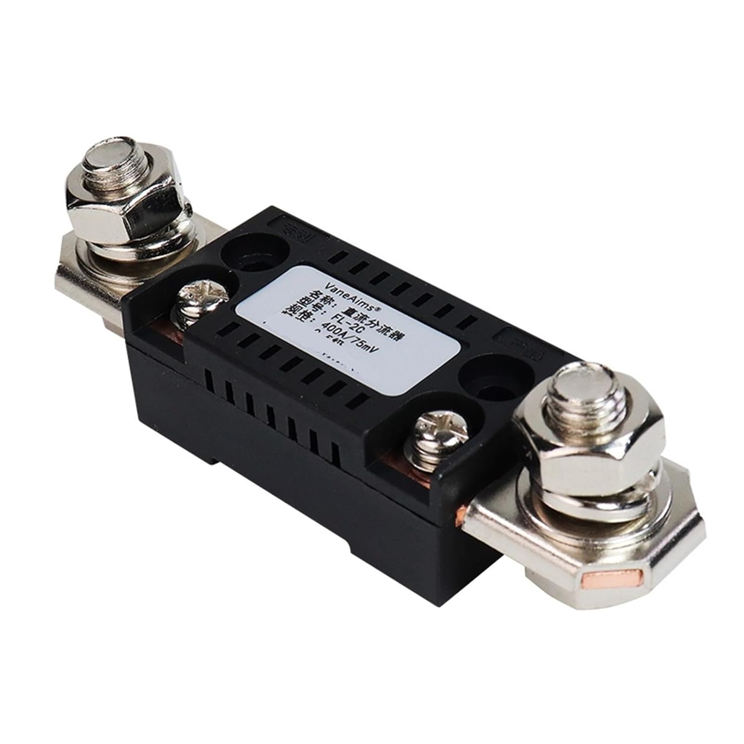 FL-2C Shunt 300A 150A 100A 75A 50A 30A 10A 75mV DC Ammeter Resistor for Digital Voltmeter Analog 1Pcs(100A)