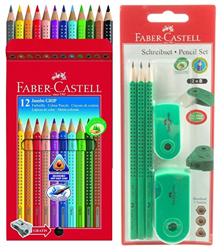 Preisvergleich Produktbild FABERCASTELL Sonderset Farbstifte + Bleist.RadiererSpitzer