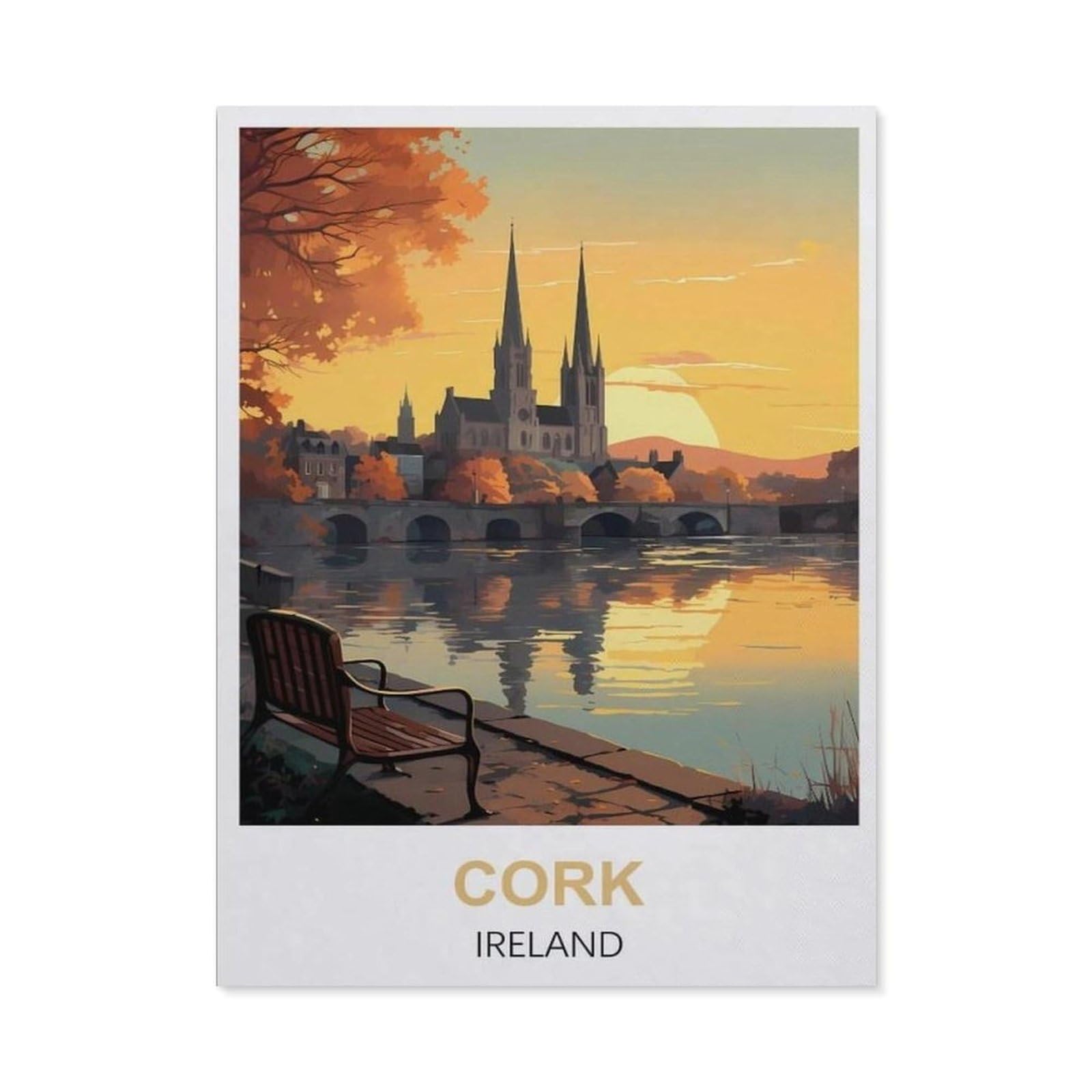 Tin Sign，Cork Ireland(20x30cm）