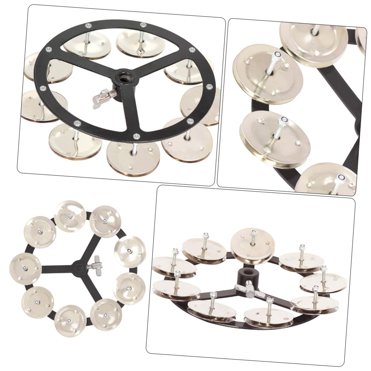 Campana de Hi-hat de Cobre Plata para Batería, Profesional