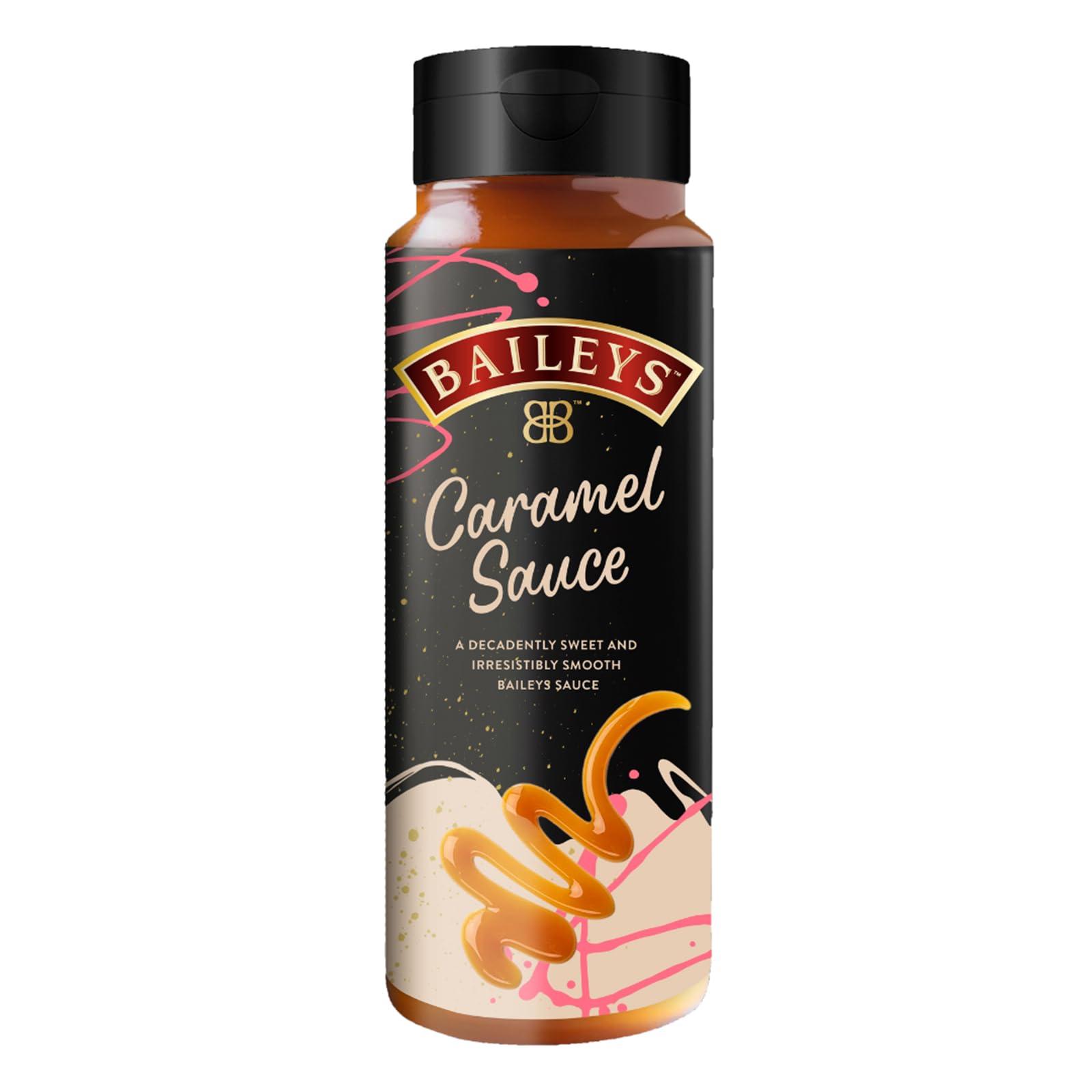 Caramel Sauce 500ml – Alcohol-Free Dessert & Hot Drink Topping with the Indulgent Taste of Baileys – Sweet & Smooth Caramel Sauce for Ice Cream, Cheesecake, Coffee, Cocktails & More