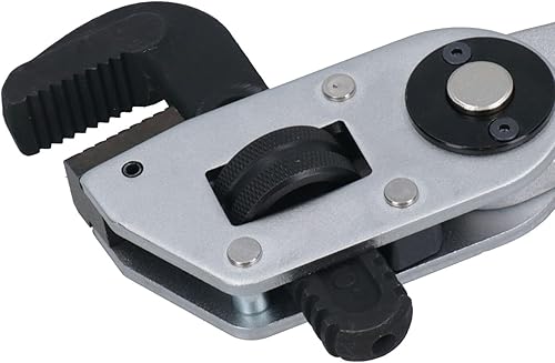 Miniatura 3 de AB Tools Llave inglesa ajustable de ángulo múltiple Stilsons 0.0 - 173.9 ft m para tubos 10 posiciones