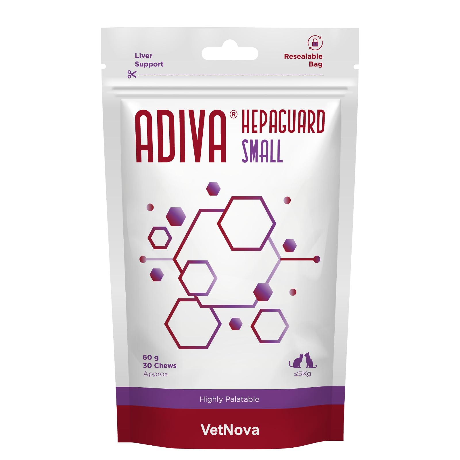 VetNova ADIVA® Hepaguard Small 30 Chews