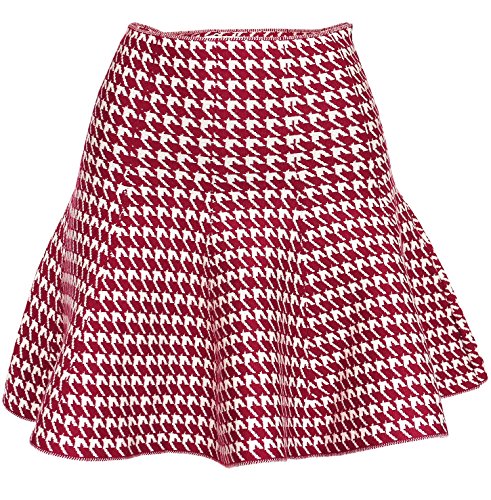 KMystic Womens Mini Winter Thick Knit Stretchy Flared Skater Skirt