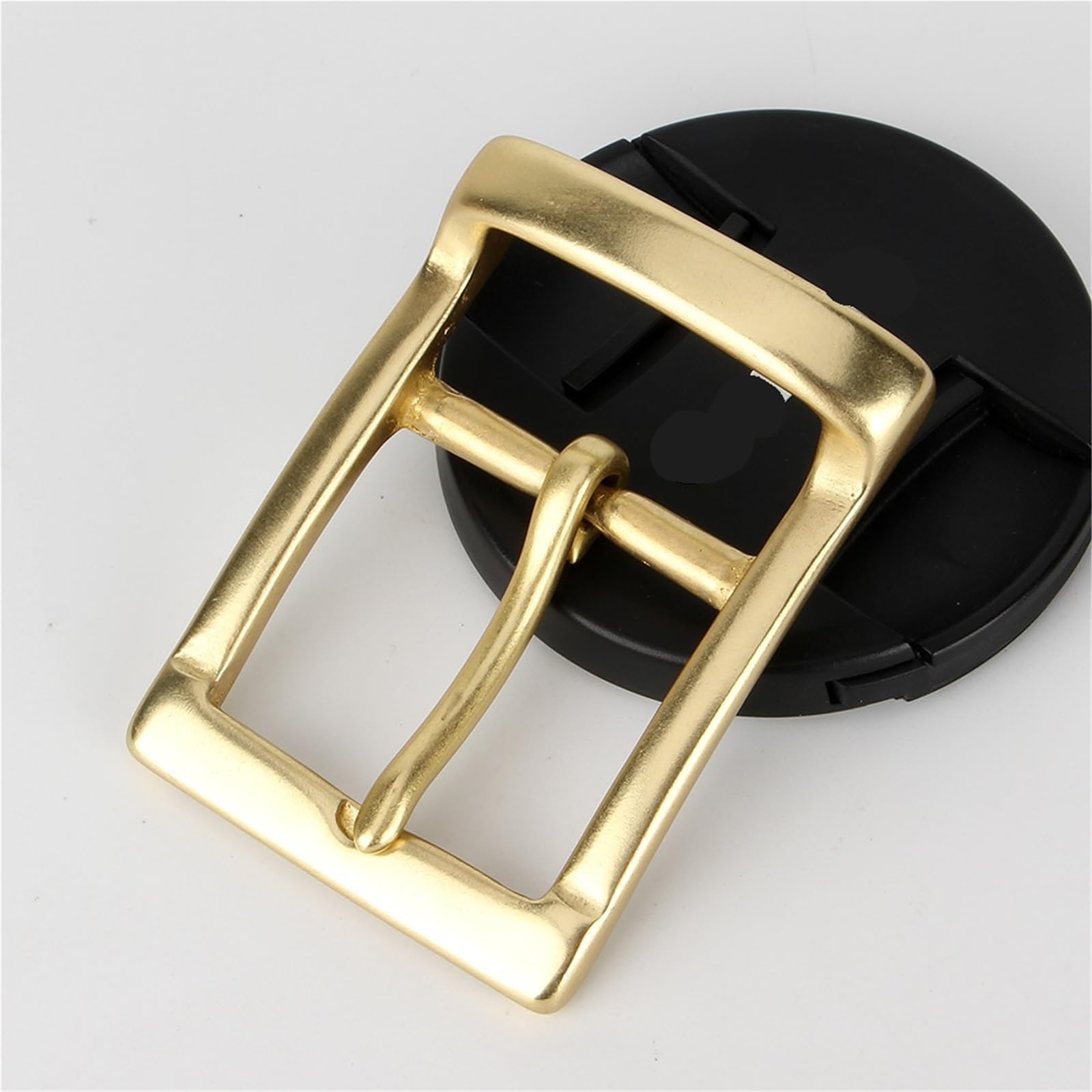 12 pcs Solid Brass 40mm Belt Buckle para Cinturones | Men's Waistband Head Single Pin Buckle For Leather Craft Belt Parts Webbing DIY Leather