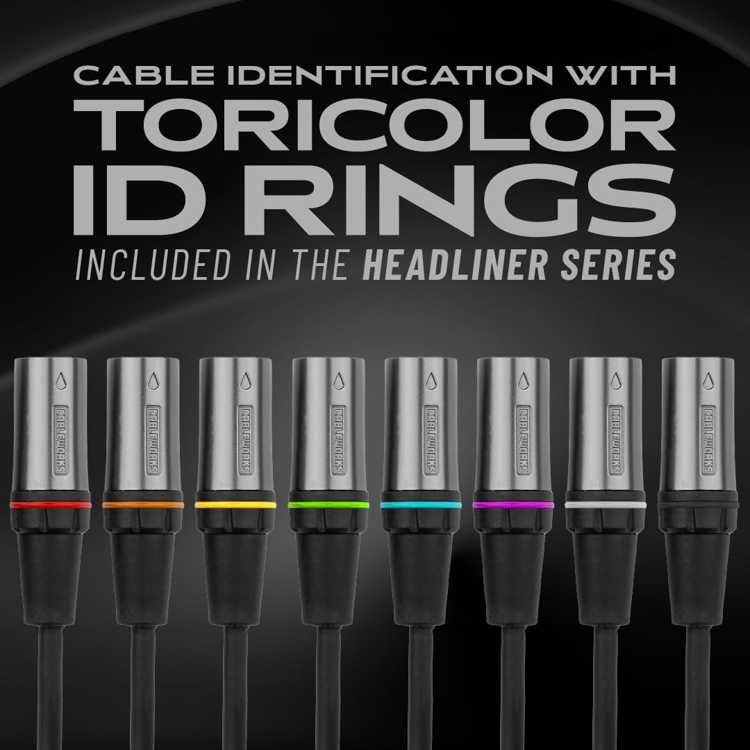GATOR CABLEWORKS Cable de micrófono serie Headliner 9 m XLR (GCWH-XLR-30)