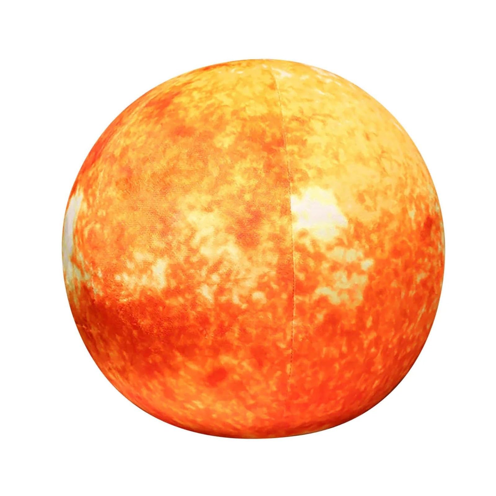 Solar Planet Plush Stuffed Pillow, Realistic Space Star Plush Toy, Simulation Sun, Moon, Mars, Earth Bedside Sofa Pillows for Learning Science, Astronomy, Space for Kids Boys Girls (Sun)
