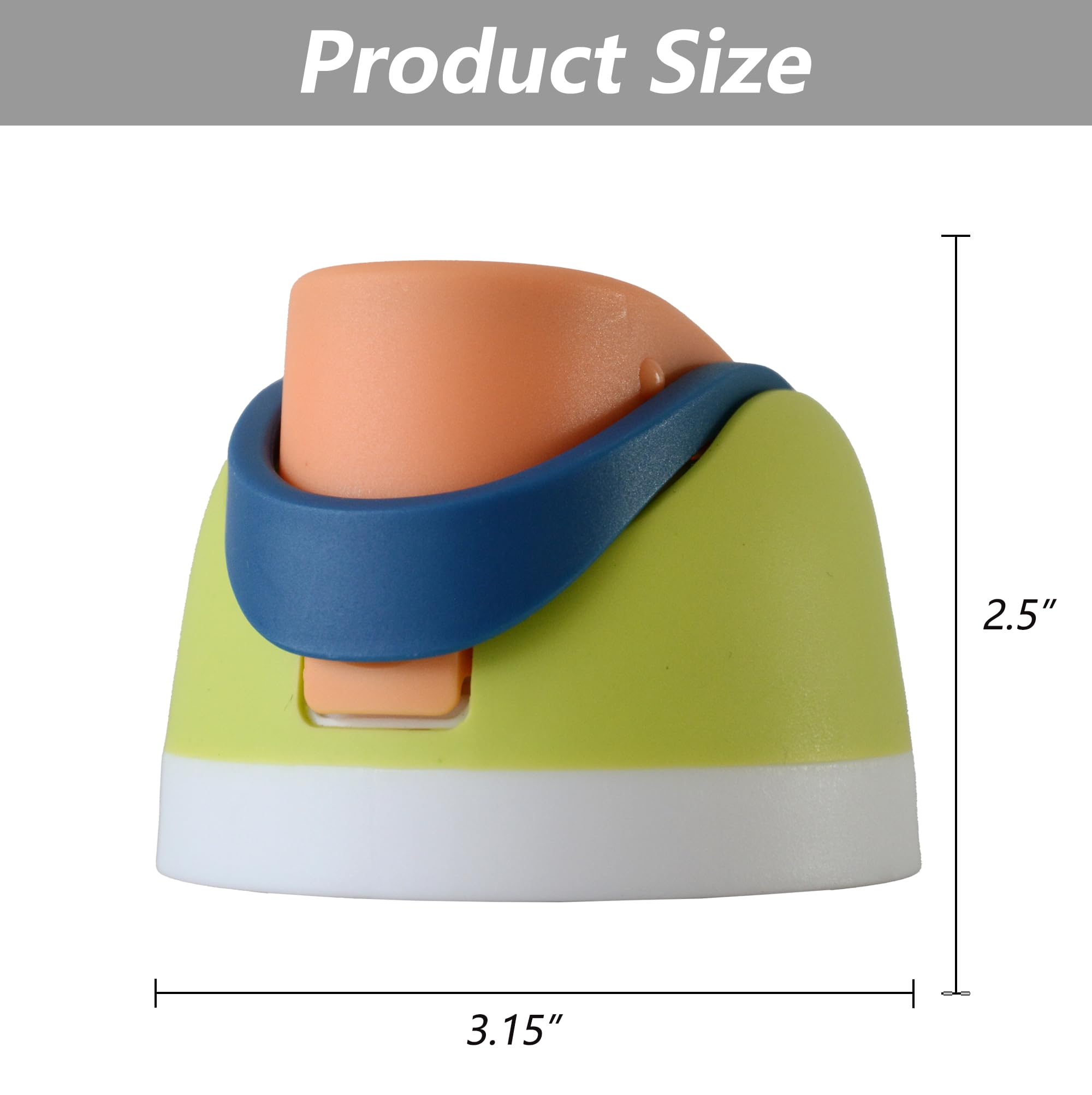 Branbox Replacement Lid For Owala Freesip - Leakproof One-Button Top For 16oz 24oz 32oz 40oz Bottles - View #2