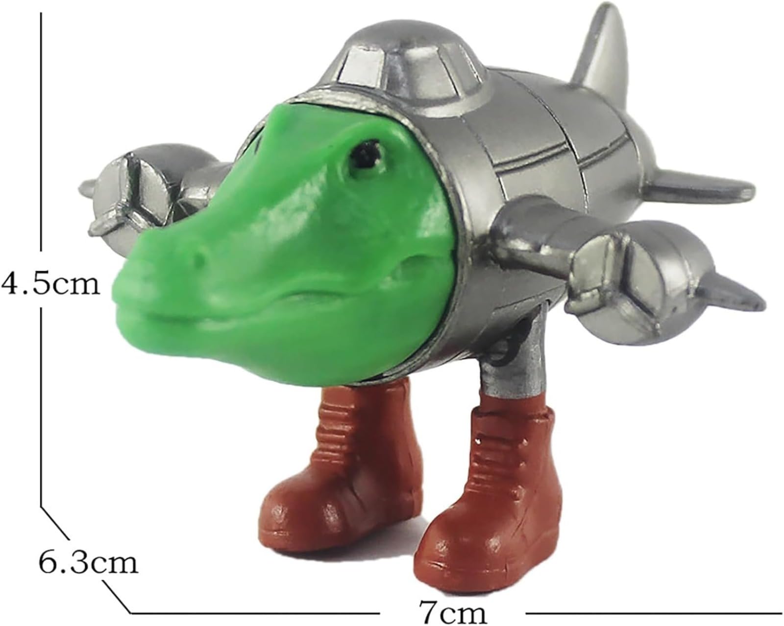 IKOPFLN 6 Pezzi Tralalero Tralala Figure,Tung Tung Tung Sahur Figure Toy,3D Printed Italian Brainrot Animals,Collectible Figure, brainrot toys