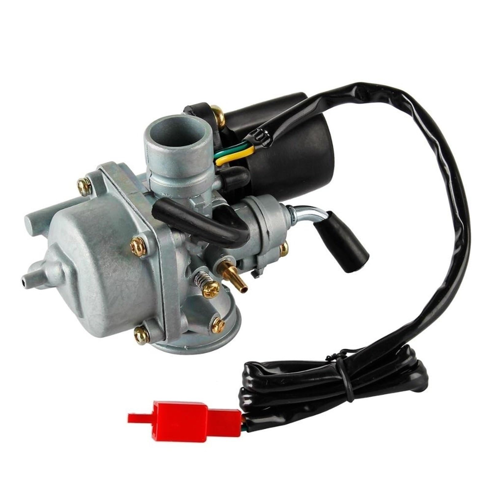 Genérico Carburador Carburador de Motocicleta de Arranque en frío, 50cc, para Piaggio SFERA 50 JOG50 Quartz 25 Zip TPH, Incluido E-Choke, 17,5mm