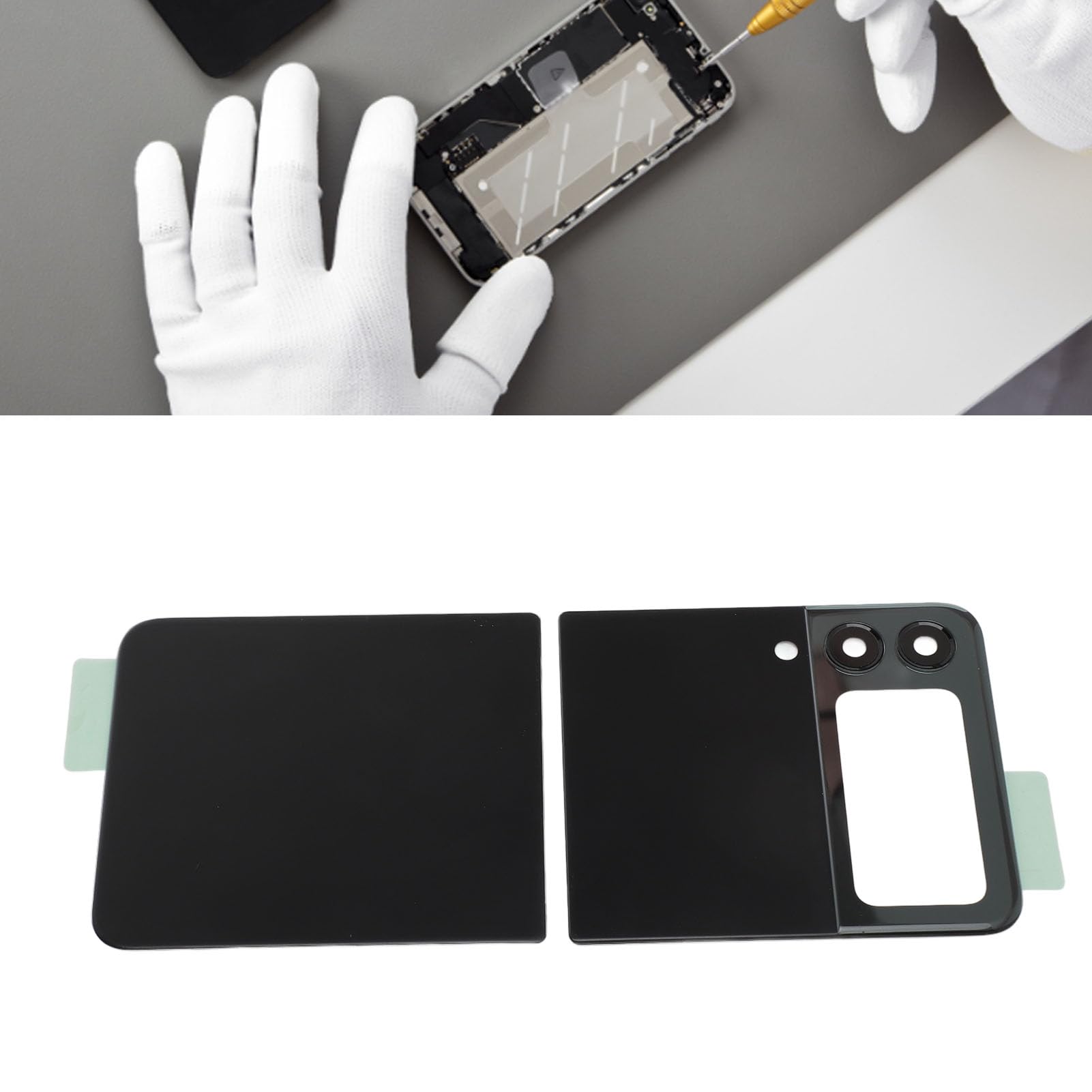 Fundas Traseras Tipo Tapa Abatible para Z Flip 3, con Cinta