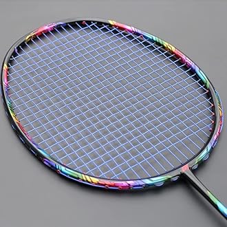 Hohe Spannung 35LBS Volle Carbon Faser Badminton SCHL?ger Aufgereiht Ultraleicht 4U 82G Professionelle Ausbildung SCHL?ger Mit Taschen Erwachsenen