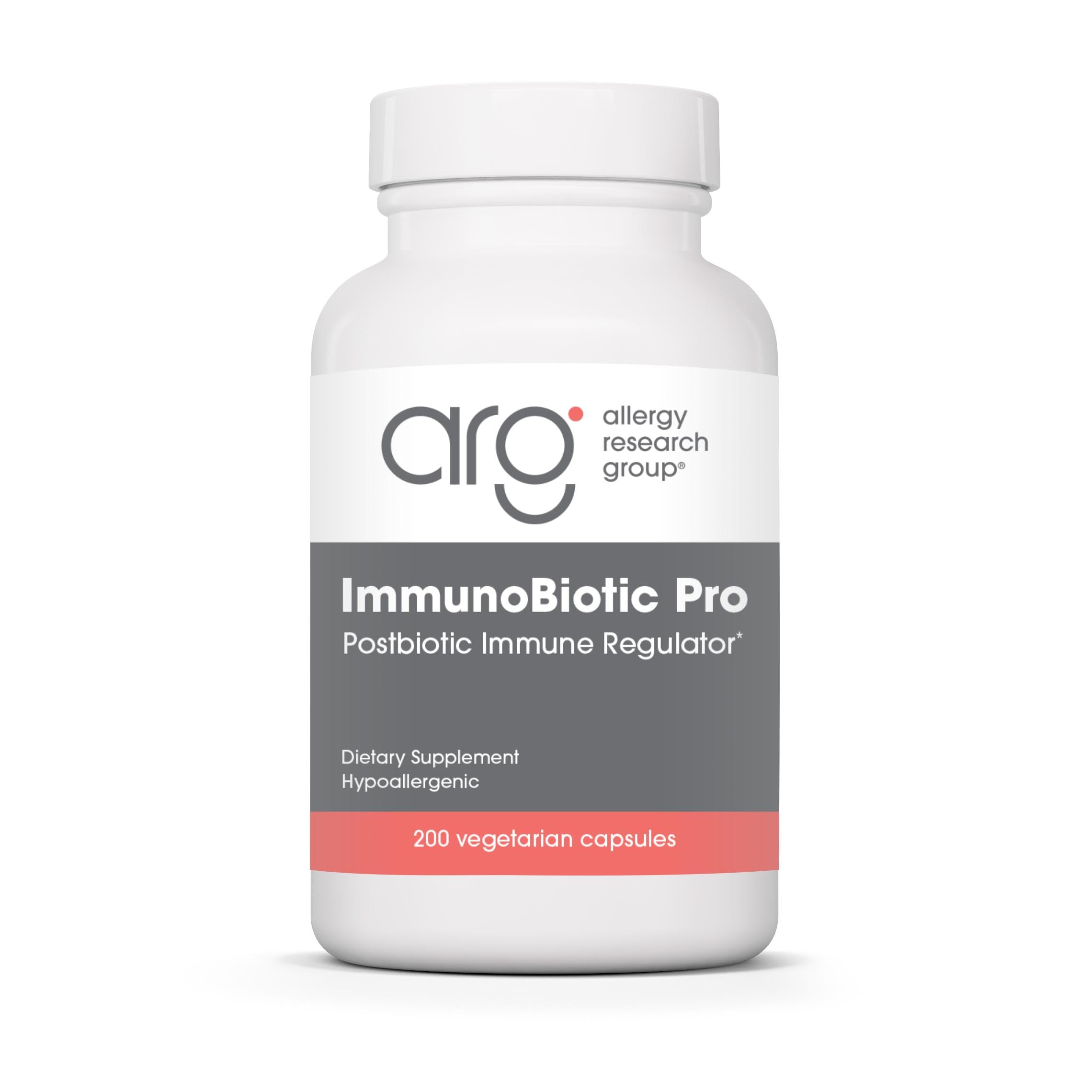 Allergy Research Group ARG ImmunoBiotic Pro Postbiotic Immune, 200 Capsules