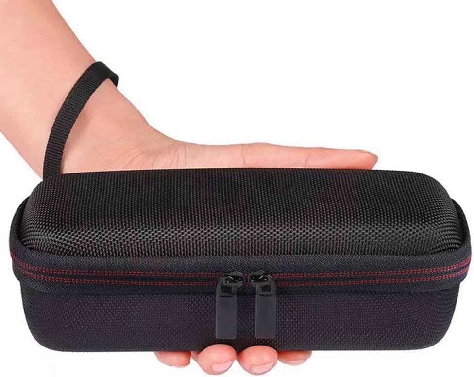 Image of VERTUS Carrying Case Storage Bag, Travel Case Cover for Soundcore by Anker Motion 100 / Soundcore 3 / Soundcore 2S / 2 Portable Speaker (Hard|Black)