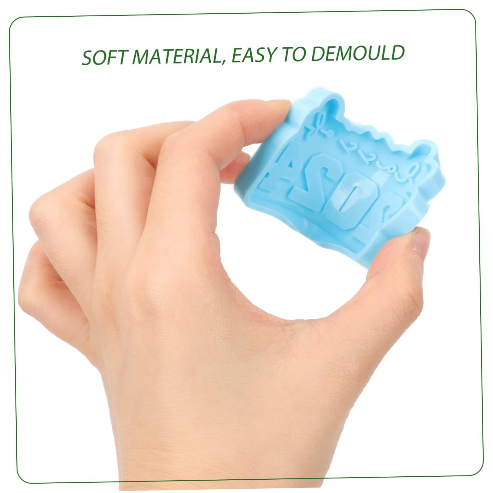 VILLCASE 15pezzi Stampo Silicone Portachiavi Stampo Decorativo Per Ciondoli Fai Da Te Materiale Resistente e Facile Da Pulire Per Decorare Chiavi e Zaini Design Leggero e Durevole