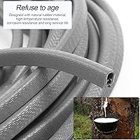 Vista 3 de Protectores de borde de puerta de automóvil, protector universal de goma, borde en forma de U, protección de borde de puerta para la mayoría de Gris