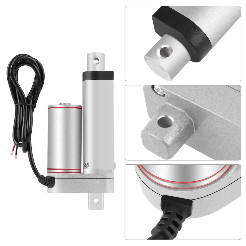 DC 24V Actuador Lineal 30mm Actuador Lineal Eléctrico Lineal en Línea Recta de Alta Resistencia 750N