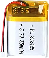 Vista 26 de 802030 Batería Lipo de 3.7V 400mAh 802030 Juego de Batería de Polímero de Litio Recargable con Conector JST PH2.0mm para Dispositivo Electrónico