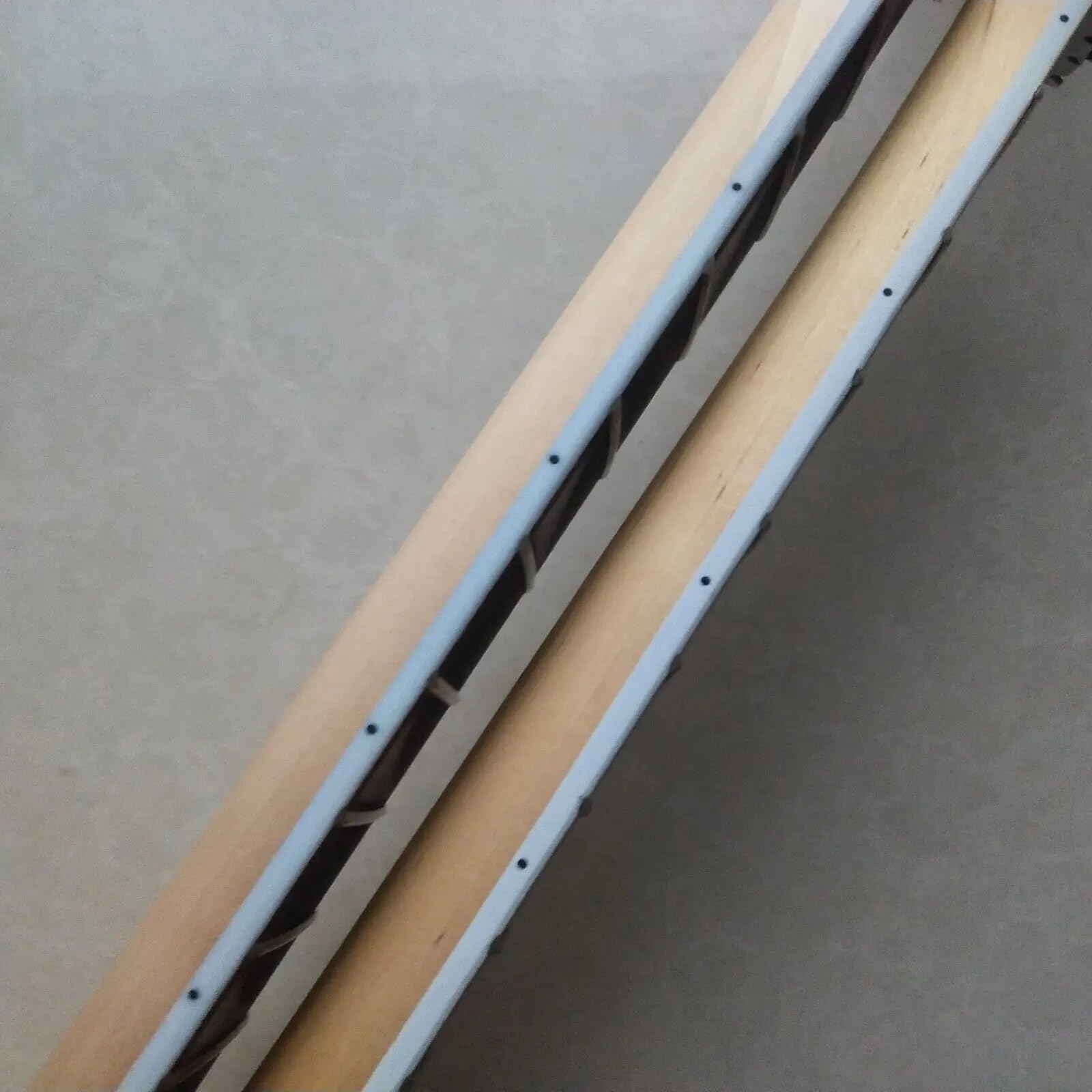 Manche de guitare noir, 24ème frette, incrustation touche en bois rose, pièces rechange, 2